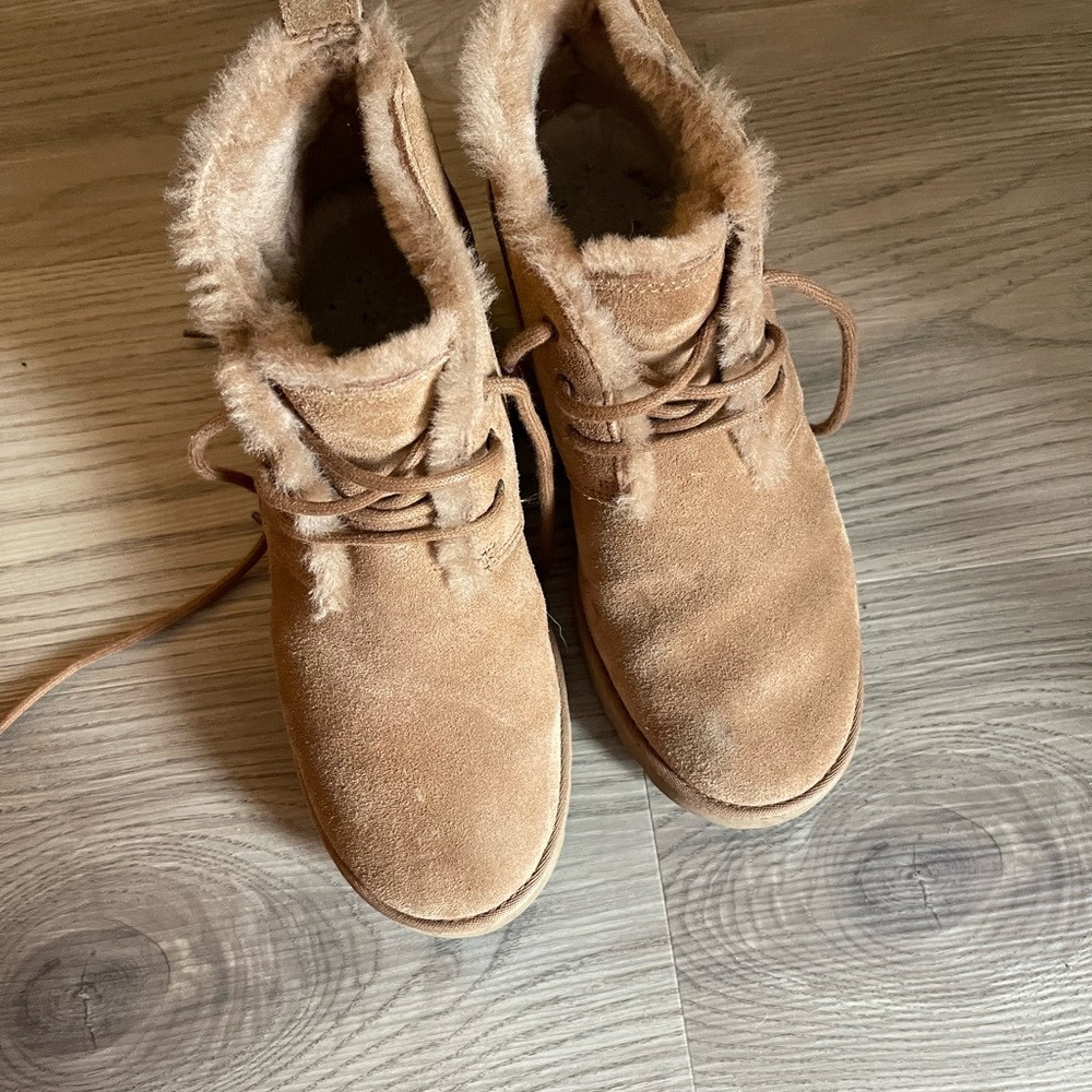 UGG 3 inch wedge booties.